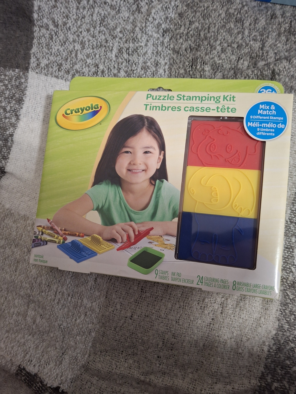 Crayola Puzzle Stamping Kit - Red, Yellow & Blue Stackable Stamps